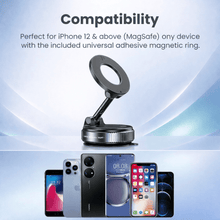SnapLock™ Pro Vacuum Suction Magnetic Phone Holder