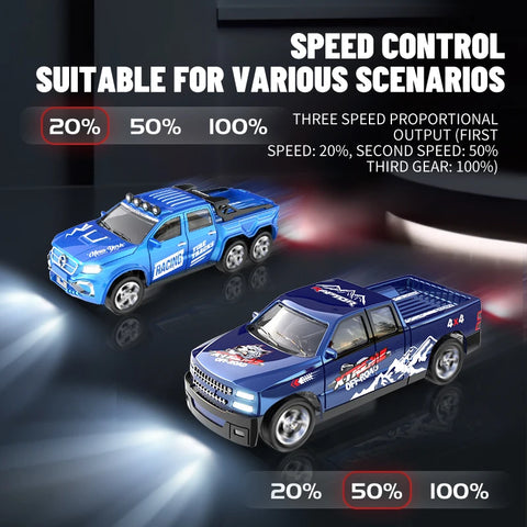 6601Green RC Car MINI Alloy 1/64 Remote Control Car Convenient to Carry 60 Minutes of Work Time Children's Gifts Electronic Toy