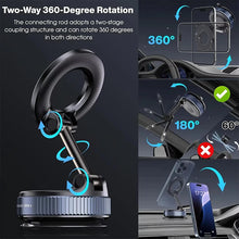 SnapLock™ Pro Vacuum Suction Magnetic Phone Holder